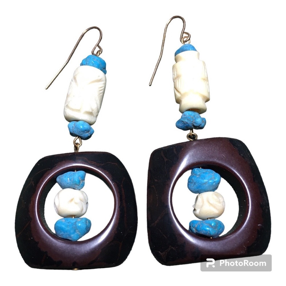 3/$15 Handmade Vintage Jewelry Beaded Earrings Never Worn